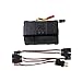 MOOKEENONE 1*2 Channel RC Car Engine Sound Simulator System 10 Sound Effects Standby Statement& AUX Channel Supported