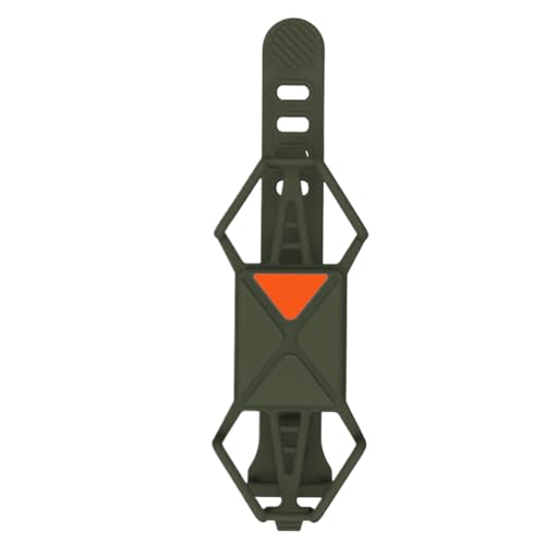 Soporte para teléfono de bicicleta anti vibraciones con correa elástica de seguridad