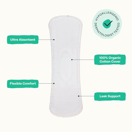 The Honey Pot Company - Herbal Sanitary Pads for Women - Regular Flow w/Wings - Infused w/Essential Oils for Cooling Effect & Organic Cotton Cover - Feminine Care - Image 6