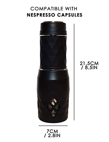 Kaffeemaschine Tragbare Kaffeemaschine Kapsel - Mini Espressomaschine Maschine - Handbetrieben, keine Batterie… – Bild 7