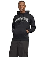 STYLISH HOODED: Jack & Jones Sweat Hoody Comes with Stylish Designs and Prints on the Chest COMPOSITION TYPE: Made with 80% Cotton, 20% Polyester CLASSIC LOOK: Classic Attributes Like Cuffs and Hood with Drawstring, Which Should Not Be Missing on a C...