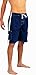 NORTY Men's Swimsuit Trunks - Swim Shorts for Beach, Boat, and Watersports - Drawstring Waist and Cargo Pockets - Navy, Large