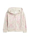 GAP Baby Girls Logo Hoodie Hooded Full Zip Sweatshirt Sp Primrose Floral 4YRS