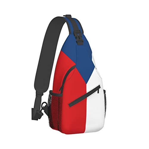 Mochila Bandolera Unisex Negra para Senderismo miniatura 3