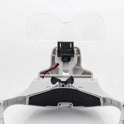 Image of Dental Loupes with LED Light & 5 Lenses (1.0x, 1.5x, 2.0x, 2.5x, 3.5x) | Adjustable Magnification for Precise Dental Procedures | Lightweight, Comfortable, and Durable Design