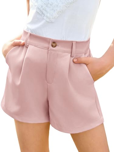 Short d'été pour filles Haloumoning à taille élastique confort 5-14 ans