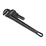 Amazon Basics Heavy-Duty Adjustable Straight Pipe Wrench, 18-inch
