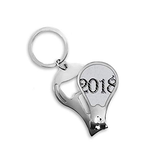 Coupe-ongles de pieds Slash Police 2018 Happy New Year en acier