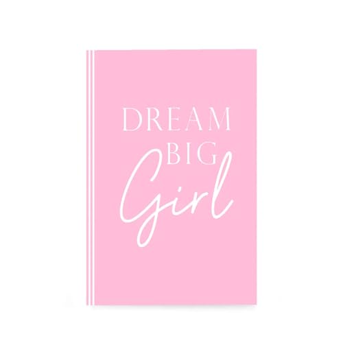 Image of Undated Daily Planner & Organizer | Dream Big Girl Pink | A5 Hardcover with Goal Setting Pages | 100 GSM,260 Pages | 2-Page Daily Layout for Planning & Notes | Activity Tracker