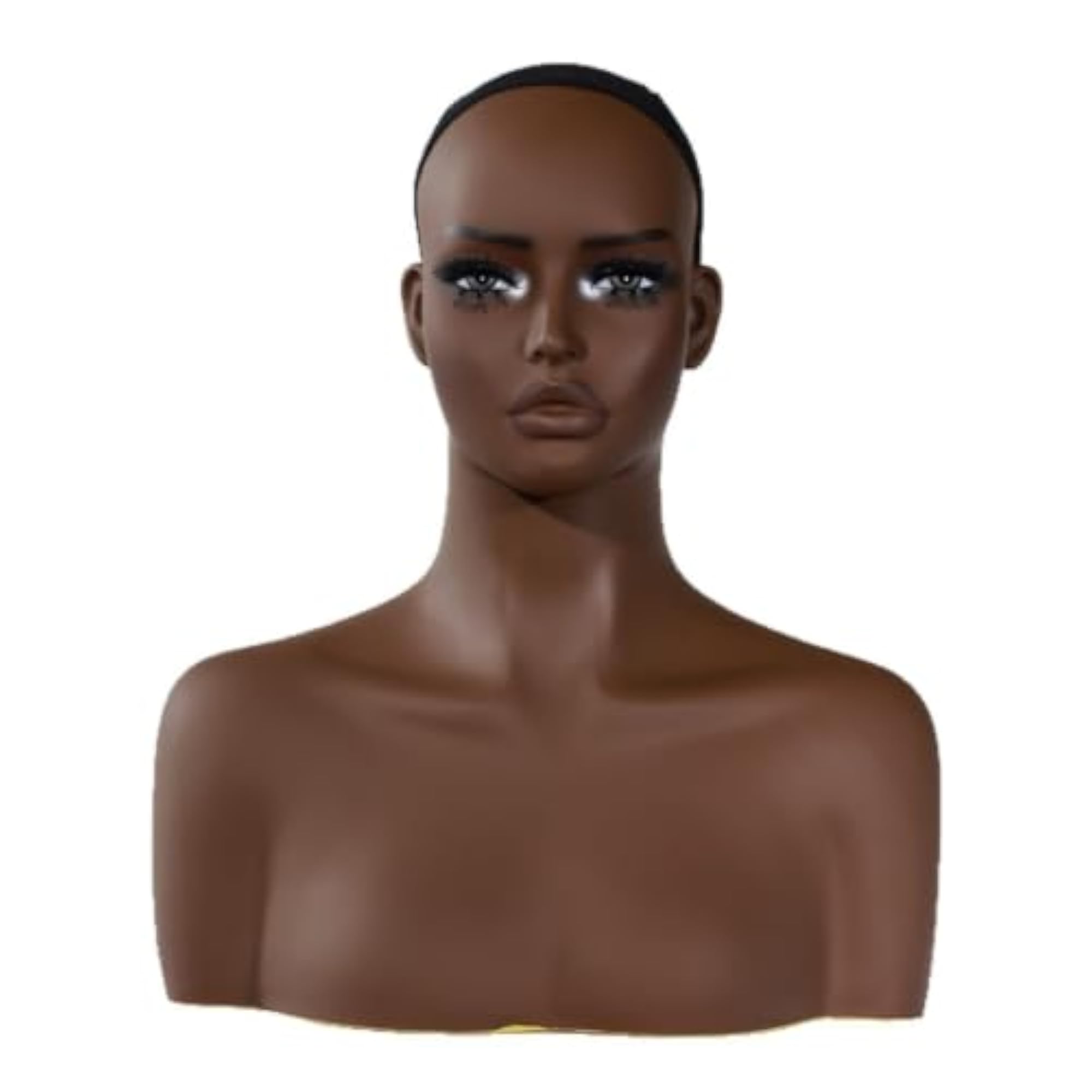 Matte Mannequin Head Bust Display