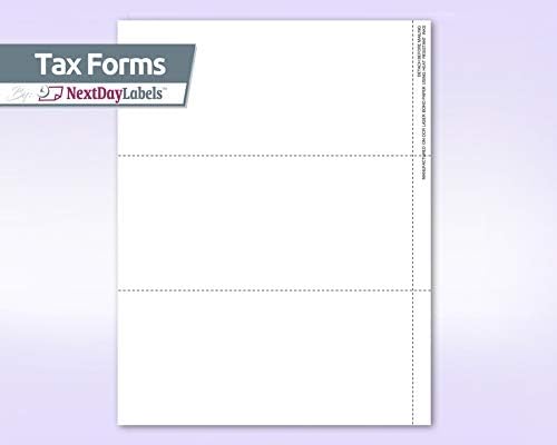 2022 3-Up W-2 Tax Forms (100 Sheets & Envelopes) for Laser or Inkjet, 24 lb. Paper, Instructions Printed on The Back, Compatible with QuickBooks and Accounting Software