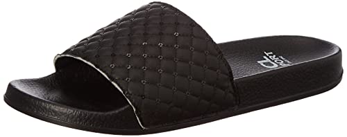CL Sport Women Black Quilted Flip-Flop