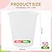 Datyiiha 50 Pack Frosted Plastic Cups Clear Disposable Drinking Cups Bulk for Sublimation Wedding Reception Stadium Birthday Party Supplies,12 Oz