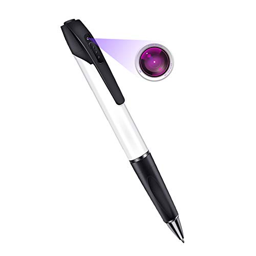 Cámara espía, KAMREA Mini bolígrafo de cámara HD 1080P, grabadora de Video, cámara de Bolsillo portátil para Clase, Negocios, conferencias y Seguridad