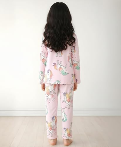 Image of Anthrilo Pure Cotton Printed Pyjama Set for Girls | Sleepwear | Night Suit, Night Wear | Long Sleeves T-Shirt & Pyjama | Regular Wear | 0-14 Years