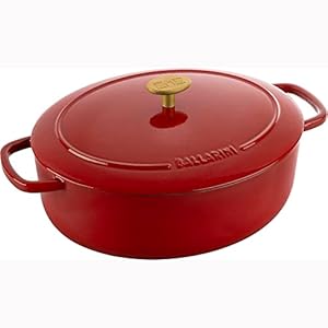 BALLARINI Bellamonte Cast Iron 5-qt Oval Dutch Oven – Pomodoro Red