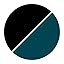 Black/Teal