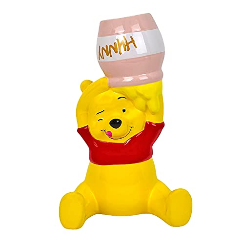 Image of Disney Winnie The Pooh Piggy Bank for Boys and Girls, Pooh Bear Coin Bank Baby Gift