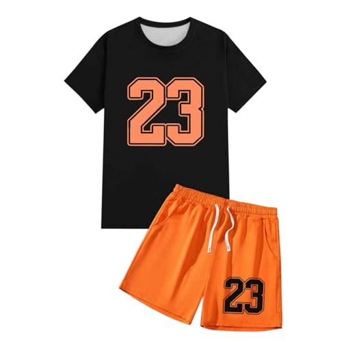 Ensemble homme short cordon serrage t-shirt manches courtes imprimé