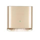 KUSOLE Intelligenter Elektrischer Induktionshändetrockner, 5–20 cm Erfassungsabstand, Berührungslos, 1250 W Leistung, 10 Sekunden Händetrocknen Gold