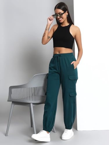 Image of Q - RIOUS Women's Relaxed Fit Cargo Style Jogger Pants
