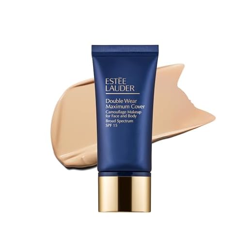 Double Wear Maximum Cover Camouflage Makeup for Face and Body Broad Spectrum SPF 15/1.0 oz. 1n1 Ivory Nude