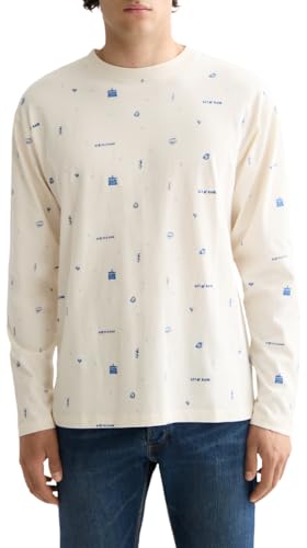 Scotch & Soda Camiseta para Hombre, Let It Rain 101, XL