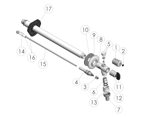 Ritzer Innenoberteil komplett für Kemper Frostsichere Außenarmatur 574/577, passend ab 07/2006
