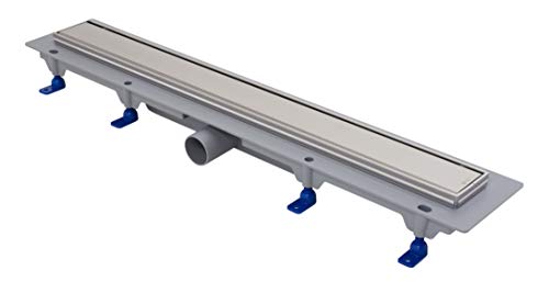 Kit Canaleta Ducha Schwab L 750 Cable Piso Marco Acero Inoxidable