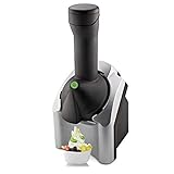 ▲【Fácil y de usar】: convierta la fruta 100 % congelada en un postre en segundos simplemente insertando el plátano congelado (o cualquier fruta de su elección) en el conducto y empujando hacia abajo con el émbolo. ¡Es tan fácil y divertido de hacer!