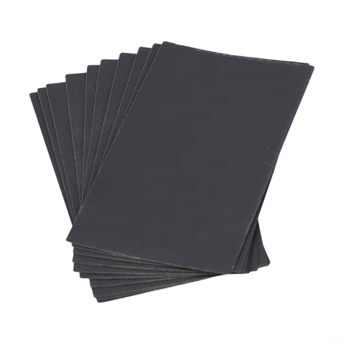 10 piezas de papel de lija, 3 x 5 5 pulgadas, lo que facilita el pulido con grano húmedo/seco 600/800/1000/1200/1500/2000/2500 para uso automotriz (grano 800)