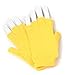 Produktbild KarnevalsTeufel Strickhandschuhe Einheitsgröße für Erwachsene fingerlos Winter Accessoire ohne Finger (Gelb)