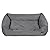 FEANDREA Dog Bed, XXL Dog Basket, Comfortable Dog Sofa, Cosy Pet Bed in Bedroom, Living Room and Hallway, Easy to Clean, Non-Skip, 100 x 70 x 28 cm, Grey PGW28G