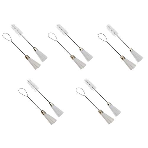 QWDLID 10 Pieces Double Ended Lint Cleaning Brushes, Sewing Machine Cleaning Brushes Keyboard