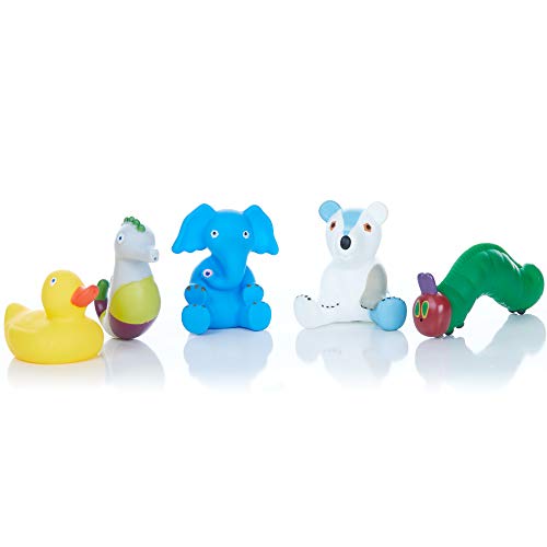 Preisvergleich Produktbild Joy Toy 962580 - Kleine Raupe Nimmersatt Badspielzeug 5-teilig 7 cm