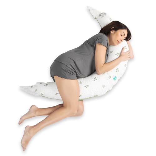 Koala Babycare Cuscino Gravidanza Per Dormire Xxl Sfoderabile - Cuscino Allattamento Ipoallergenico Ed Ergonomico - Federa Esterna 100% Cotone