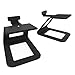 Kanto YU6 Powered Bookshelf Speakers (Matte Black) with SE6 Elevated Desktop Speaker Stands (Black)