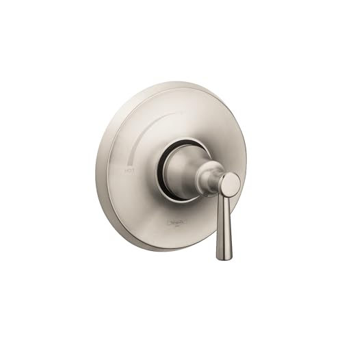 hansgrohe Joleena Transitional Pressure Balance Shower Valve Trim in Brushed Nickel, 04779820 by hansgrohe - Used condition - US$126.50
