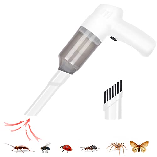 Vacuum Bug Catcher Spider And Insect Traps Catcher With Usb Rechargeable Bug Pest Control,Insects And Handheld Bug Catcher With Brush Head Fluke For Stink Bug,Beetle,White Pest Suction Trap #TOP28