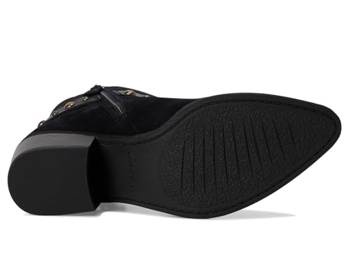 Clarks Clarks Womens Morzine Buckle Black Suede 10 Medium