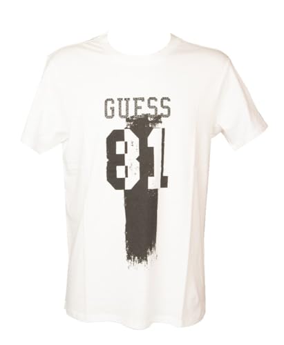 T-Shirt GUESS Homme en coton col rond à manches courtes imprimé X3BI07KAK90