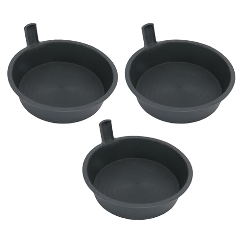 Mangeoires pour poulets en plastique PP épais avec poignée de transport 9L - 3