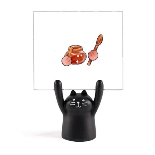 Support pour mémo chat noir Canada hy cadeau idéal pour amoureux des chats