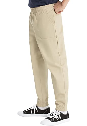 Image of Classroom Uniform Everybody Unisex Pull-on Jogger Pant | Youth Plus Fit, 2 Pockets, Fully Elasticized Waist, Easy-care Cotton Spandex Brushed Twill, School Uniform Essential