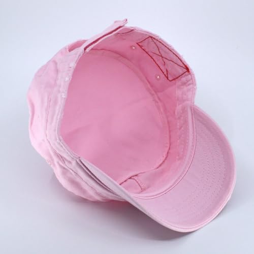 Image of The Vintage Year Washed Cotton Distressed Cadet Hat - Tactical Military Baseball Cap for Men & Women, Outdoor Casual Wear