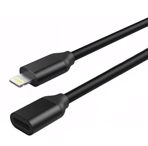 CREHAO iPhone Charger Extension Cable 6FT Lightning Extender Dock Cable