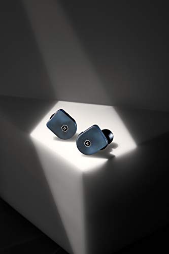 Master & Dynamic Mw07 True Wireless Earphones - Bluetooth Enabled Noise Isolating Earbuds - Lightweight Quality Earbuds For Music, Steel Blue #TOP6