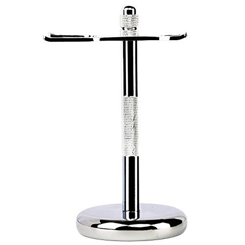 Preisvergleich Produktbild Rasierständer Rasiererhalter und Pinselständer Verchromt