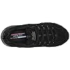 Skechers womens Dlites-play Wide Fashion Sneaker, Black, 10 Wide US