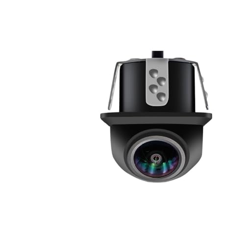 Caméra de recul de voiture AHD 1080P avec objectif fisheye 180° et vision nocturne pour véhicule